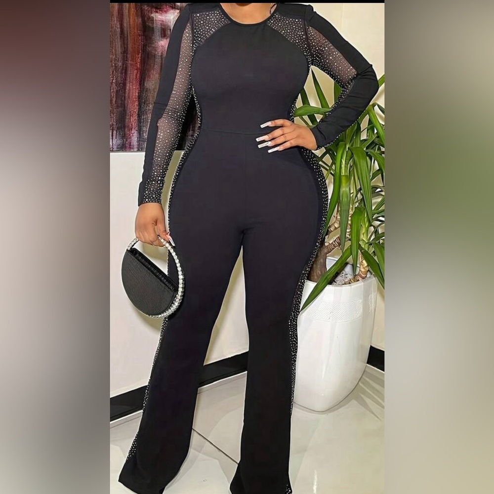 Black one piece suit